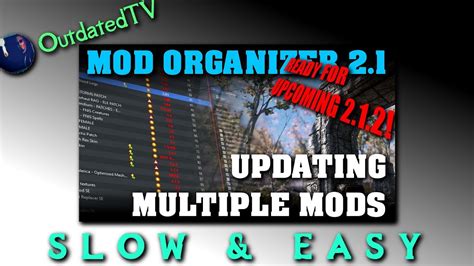 Create a new profile. . How to update mods on mod organizer 2